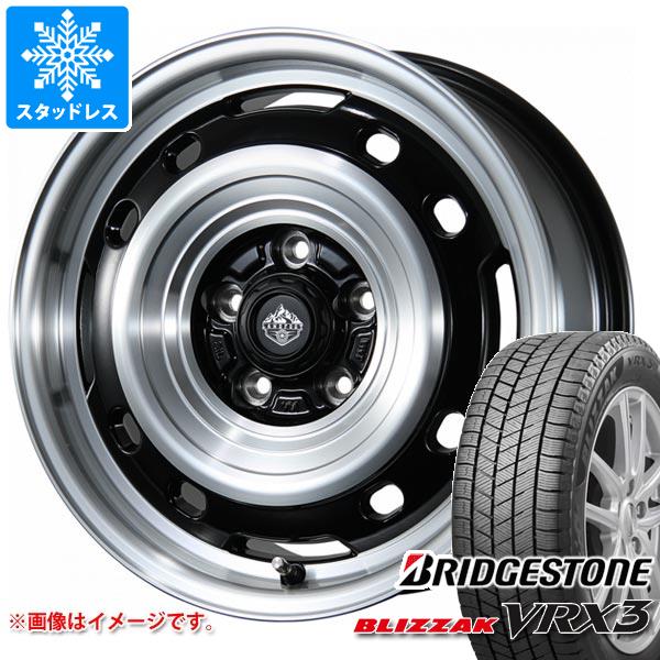 【タイヤ交換対象】T32エクストレイル用 スタッドレス ブリヂストン ブリザック VRX3 225/70R16 103Q ランドフット XFG タイヤホイール4本セット