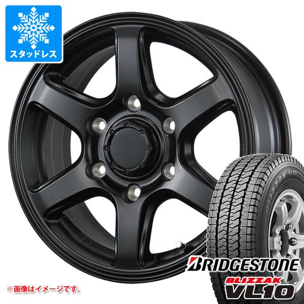 【タイヤ交換対象】ハイエース 200系用 スタッドレス ブリヂストン ブリザック VL10 195/80R15 107/105N エムイーエー タイヤホイール4本セット