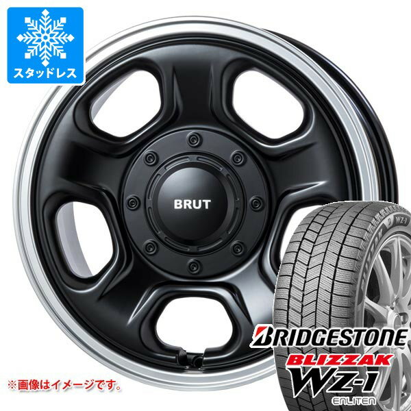 【タイヤ交換対象】ミツビシ エクリプスクロス GK系用 スタッドレス ブリヂストン ブリザック WZ-1 215/70R16 100Q ブルート BR-33 タイヤホイール4本セット