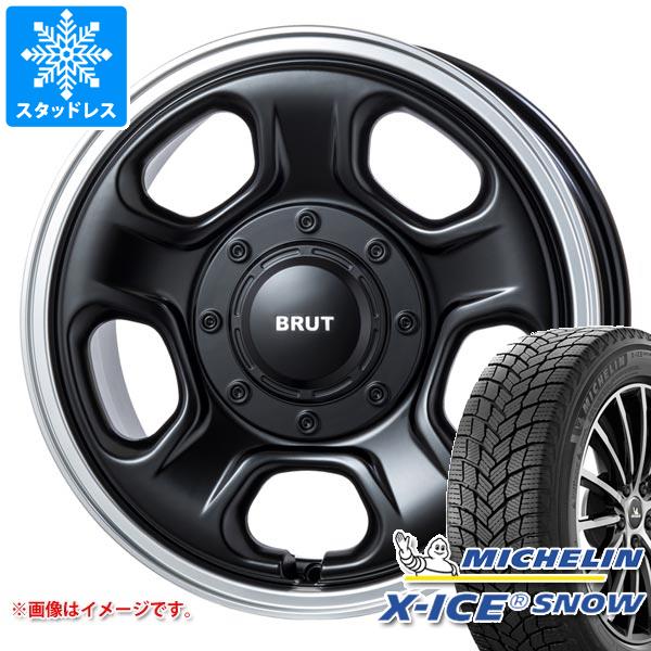 【タイヤ交換対象】ニッサン T31エクストレイル用 スタッドレス ミシュラン エックスアイススノー 215/65R16 102T XL ブルート BR-33 タイヤホイール4本セット