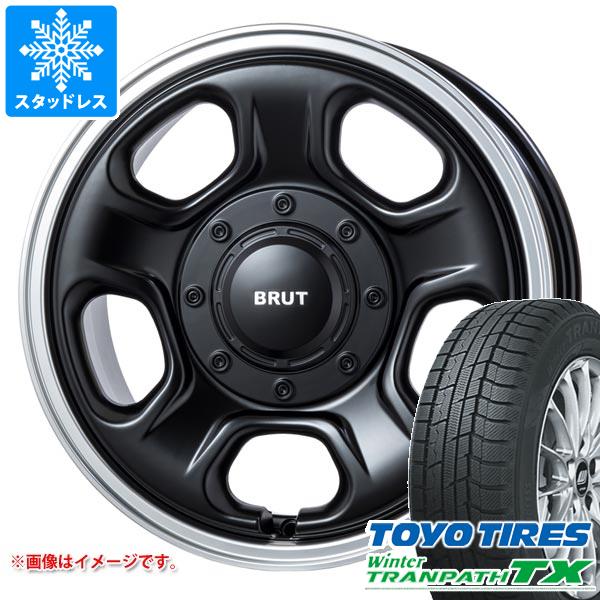 【タイヤ交換対象】ニッサン T31エクストレイル用 スタッドレス トーヨー ウィンタートランパス TX 215/65R16 98Q ブルート BR-33 タイヤホイール4本セット
