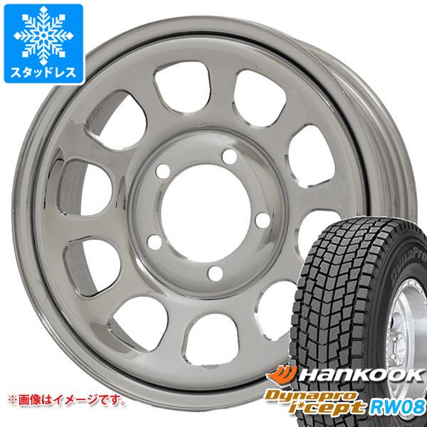 【タイヤ交換対象】スズキ ジムニー用 スタッドレス ハンコック ダイナプロアイセプト RW08 175/80R16 91Q デイトナズ G2 タイヤホイール4本セット