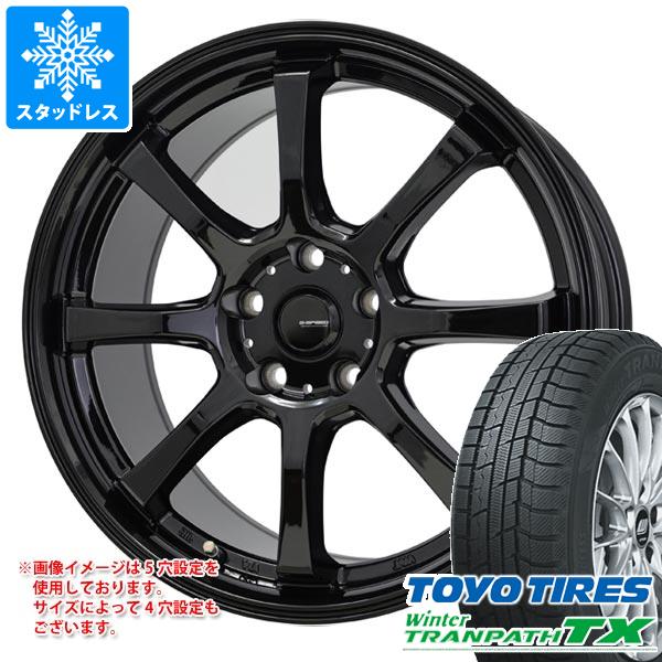 【タイヤ交換対象】スタッドレスタイヤ トーヨー ウィンタートランパス TX 155/65R14 75Q ＆ ジースピード G-08 4.5-14 タイヤホイール4本セット155/65-14 TOYO Winter TRANPATH TX