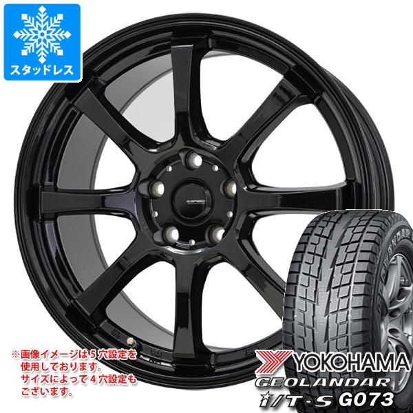 【タイヤ交換対象】スタッドレスタイヤ ヨコハマ ジオランダー I/T-S G073 215/60R17 96Q ＆ ジースピード G-08 7.0-17 タイヤホイール4本セット215/60-17 YOKOHAMA GEOLANDAR I/T-S G073
