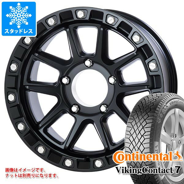 【タイヤ交換対象】トヨタ ランドクルーザー70 GRJ76K用 スタッドレス コンチネンタル バイキングコンタクト7 265/70R17 116T XL MKW M205 タイヤホイール4本セット