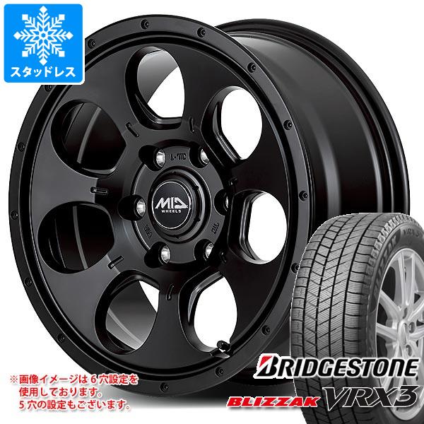 【タイヤ交換対象】T31エクストレイル用 スタッドレス ブリヂストン ブリザック VRX3 215/65R16 98Q ロードマックス マッドエージェント タイヤホイール4本セット
