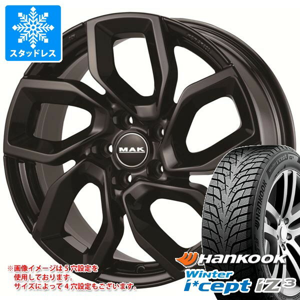 【タイヤ交換対象】ジープ レネゲード BU系用 スタッドレス ハンコック ウィンターアイセプト iZ3 W636 215/65R16 102T XL MAK アポロ タイヤホイール4本セット