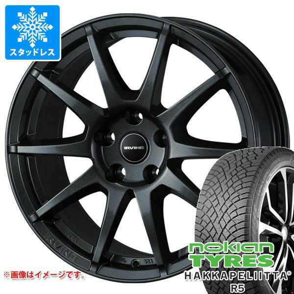 【タイヤ交換対象】ジープ レネゲード BU系用 スタッドレス ノキアン ハッカペリッタ R5 SUV 215/65R16 102R XL アーヴィン S02 タイヤホイール4本セット