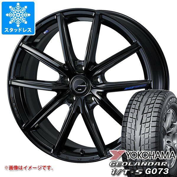 【タイヤ交換対象】スタッドレスタイヤ ヨコハマ ジオランダー I/T-S G073 215/60R17 96Q ＆ レオニス ナヴィア 08 7.0-17 タイヤホイール4本セット215/60-17 YOKOHAMA GEOLANDAR I/T-S G073