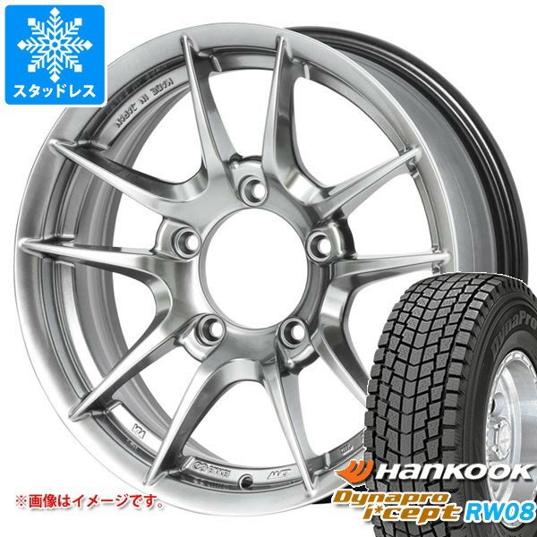 【タイヤ交換対象】スズキ ジムニー用 スタッドレス ハンコック ダイナプロアイセプト RW08 175/80R16 91Q アピオ ワイルドボア Z タイヤホイール4本セット