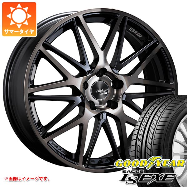 サマータイヤ 215/40R18 89W XL グッドイヤー イーグル LSエグゼ SSR ブリッカー 01M 7.0-18 タイヤホイール4本セット