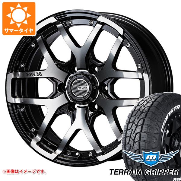 Rakuten - 【タイヤ交換対象】ランドクルーザー プラド 150系用 サマータイヤ モンスタ テレーングリッパー LT285/70R17 121/118R ホワイトレター SSR ディバイド ZS 8.0-17 タイヤホイール4本セット