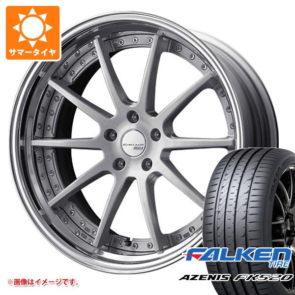 【タイヤ交換対象】サマータイヤ 245/30R20 90Y XL ファルケン アゼニス FK520L SSR エグゼキューター CV01S 8.0-20 タイヤホイール4本セット