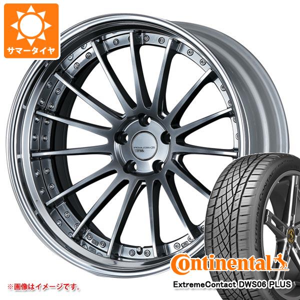 【タイヤ交換対象】サマータイヤ 245/40R20 99Y XL コンチネンタル エクストリームコンタクト DWS06 プラス SSR エグゼキューター CV04S 8.0-20 タイヤホイール4本セット
