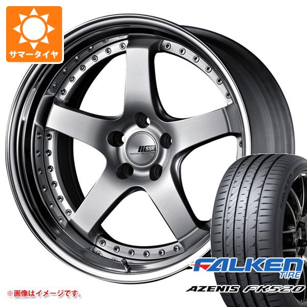 【タイヤ交換対象】サマータイヤ 215/50R18 92W ファルケン アゼニス FK520L SSR プロフェッサー SP4 7.5-18 タイヤホイール4本セット