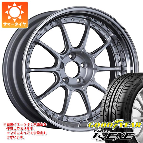 【タイヤ交換対象】2024年製 サマータイヤ 225/40R19 93W XL グッドイヤー イーグル LSエグゼ SSR プロフェッサー SP5 8.0-19 タイヤホイール4本セット