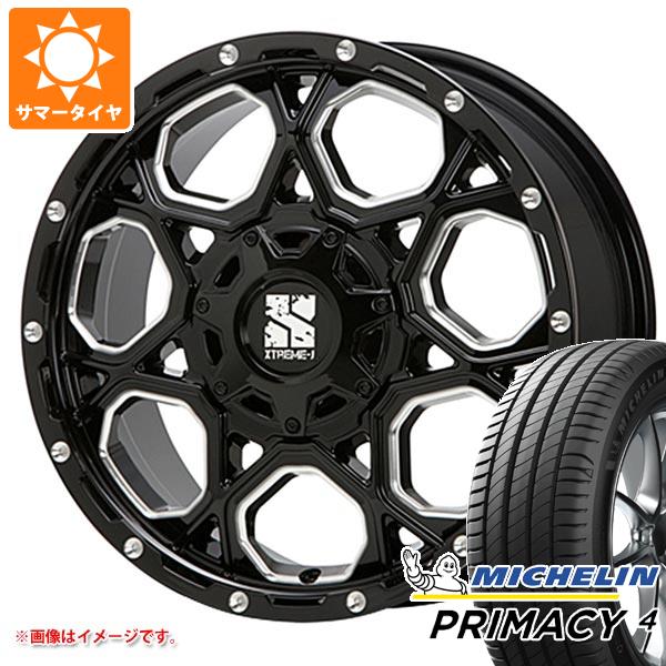 【タイヤ交換対象】エクリプスクロス GK系用 サマータイヤ ミシュラン プライマシー4 225/65R17 102H MLJ エクストリームJ XJ06 7.5-17 タイヤホイール4本セット