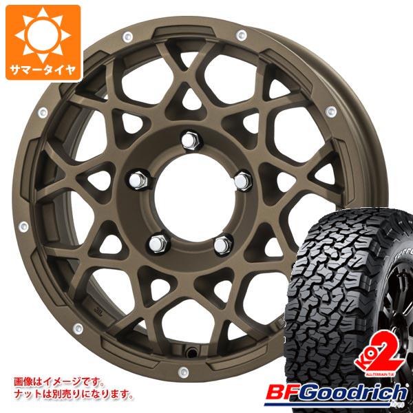 【タイヤ交換対象】5本セット ジムニー JB64W用 2024年製 サマータイヤ BFグッドリッチ オールテレーンT/A KO2 LT215/70R16 100/97R ホワイトレター ブルート BR-55 5.5-16 タイヤホイール5本セット