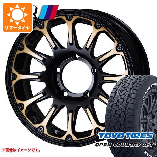 【タイヤ交換対象】スズキ ジムニーノマド JC74W用 2025年製 サマータイヤ トーヨー オープンカントリー A/T3 215/70R16 100T ホワイトレター SSR ディバイド FT 5.5-16 タイヤホイール4本セット
