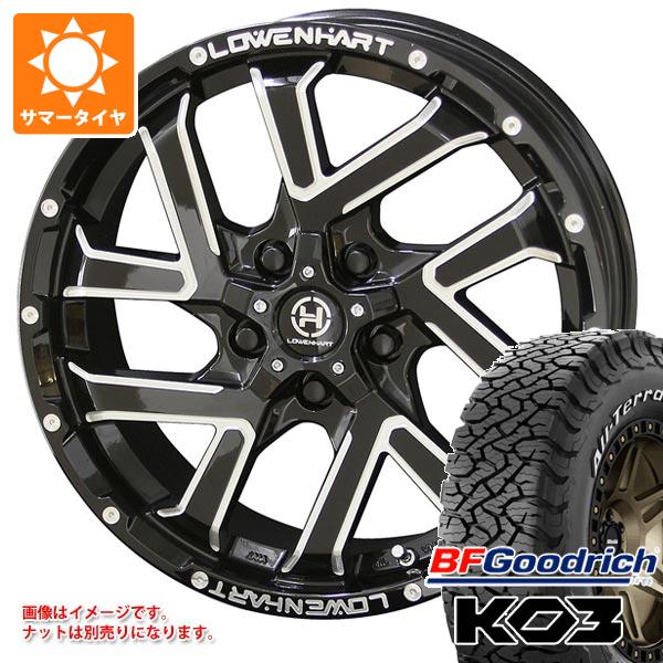 【タイヤ交換対象】エクリプスクロス GK系用 サマータイヤ BFグッドリッチ オールテレーンT/A KO3 LT235/70R16 110/107S ホワイトレター レーベンハート GXL206 7.0-16 タイヤホイール4本セット