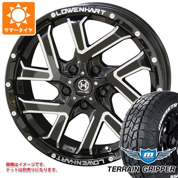 【タイヤ交換対象】デリカD5用 サマータイヤ モンスタ テレーングリッパー 225/65R17 106T ホワイトレター レーベンハート GXL206 7.0-17 タイヤホイール4本セット