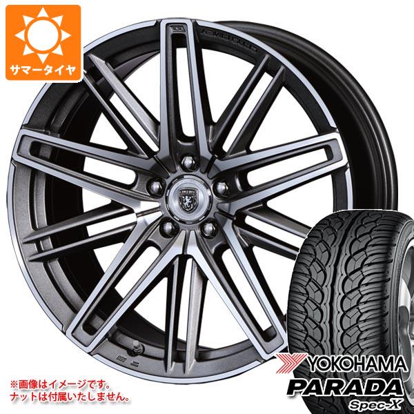 【タイヤ交換対象】サマータイヤ 235/55R20 102V ヨコハマ パラダ スペック-X PA02 クリムソン クラブリネア カッサーノ FF 8.5-20 タイヤホイール4本セット