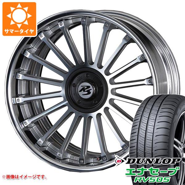 【タイヤ交換対象】サマータイヤ 245/40R19 98W XL ダンロップ エナセーブ RV505 クリムソン RS CV フィン 8.5-19 タイヤホイール4本セット