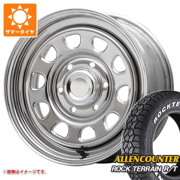 【タイヤ交換対象】ハイエース 200系用 サマータイヤ オーレンカウンター ロックテレーン R/T 215/65R16C 109/107Q ホワイトレター MLJ デイトナ SS 7.0-16 タイヤホイール4本セット