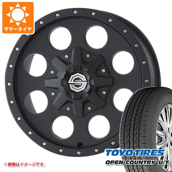 【タイヤ交換対象】エクリプスクロス GK系用 サマータイヤ トーヨー オープンカントリー U/T 215/70R16 100H ソリッドレーシング アイメタル X 6.5-16 タイヤホイール4本セット