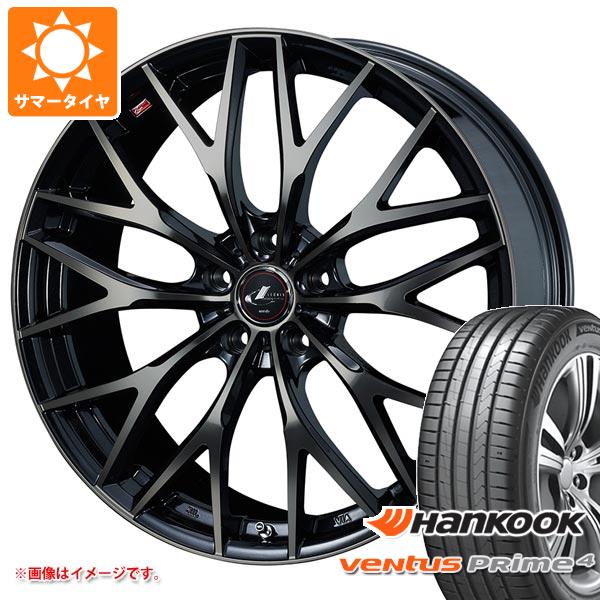 【タイヤ交換対象】サマータイヤ 215/55R17 98W XL ハンコック ベンタス プライム4 K135 レオニス MX 7.0-17 タイヤホイール4本セット