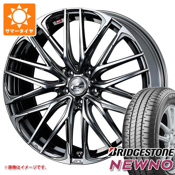 【タイヤ交換対象】サマータイヤ 235/50R18 97V ブリヂストン ニューノ レオニス SK 8.0-18 タイヤホイール4本セット