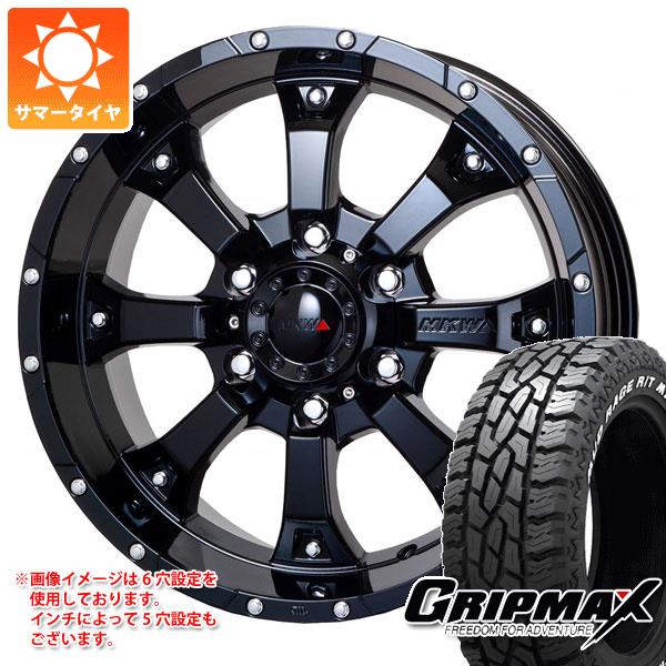 【タイヤ交換対象】T32エクストレイル用 サマータイヤ グリップマックス マッドレイジ R/T MAX LT225/70R16 102/99R ホワイトレター MKW MK-46 7.0-16 タイヤホイール4本セット