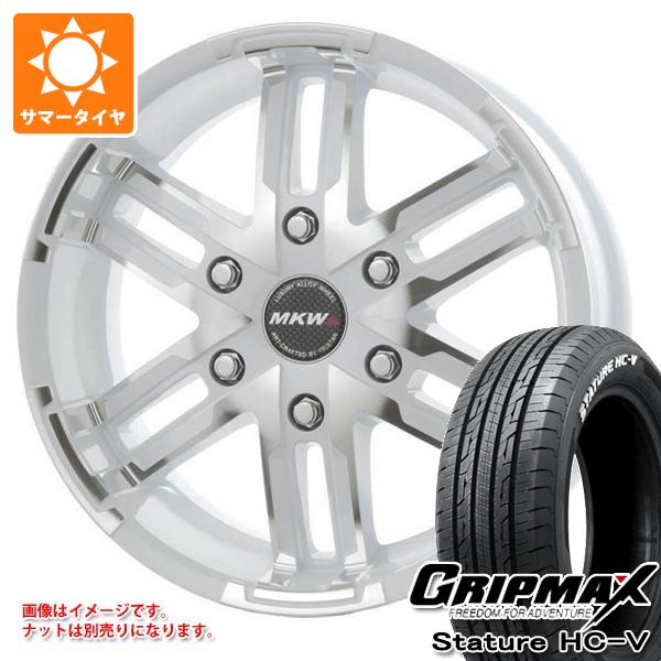 ڥоݡۥϥ 200 ޡ åץޥå 㡼 HC-V 215/65R16C 109/107S ۥ磻ȥ쥿 MKW MK-55 6.5-16 ۥ4ܥå