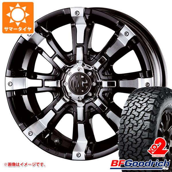 【タイヤ交換対象】ハイラックス 120系用 サマータイヤ BFグッドリッチ オールテレーンT/A KO2 LT275/55R20 115/112S ブラックレター クリムソン MG ビースト 8.5-20 タイヤホイール4本セット