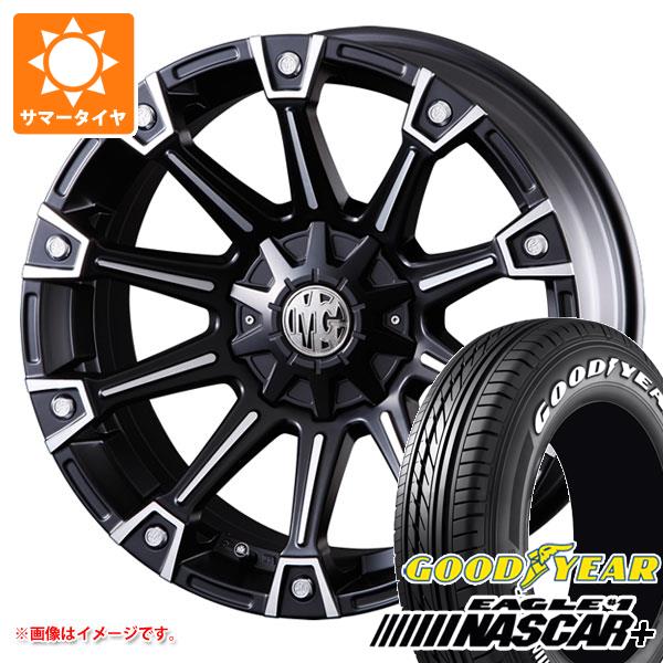 【タイヤ交換対象】ハイエース 200系用 2025年製 サマータイヤ グッドイヤー イーグル ＃1 ナスカープラス 215/60R17C 109/107R ホワイトレター クリムソン MG モンスター 7.0-17 タイヤホイール4本セット
