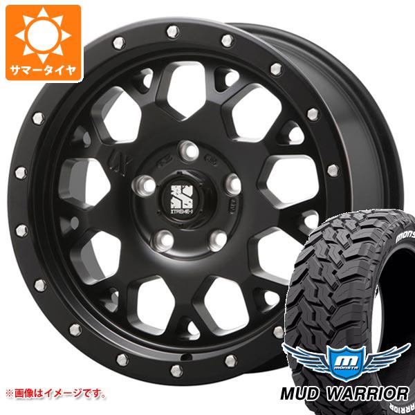 【タイヤ交換対象】トライトン LC2T用 サマータイヤ モンスタ マッドウォーリアー LT265/70R17 121/118Q ホワイトレター MLJ エクストリームJ XJ04 8.0-17 タイヤホイール4本セット