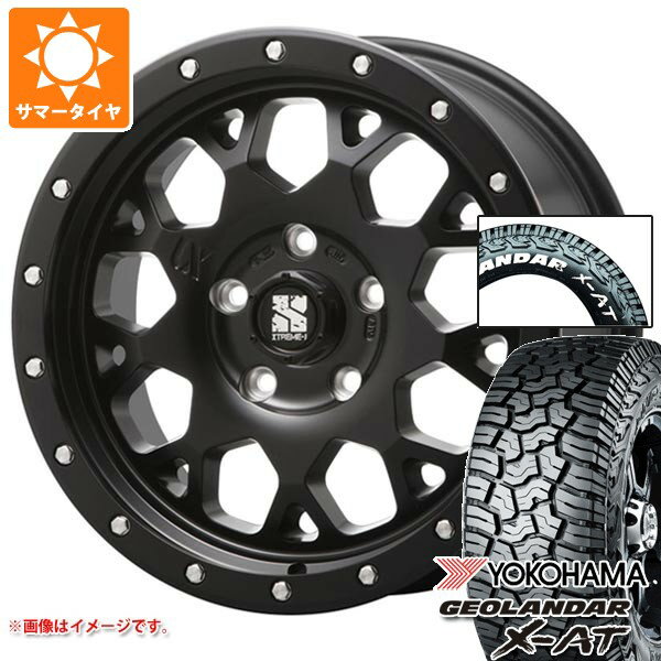 【タイヤ交換対象】ミツビシ エクリプスクロス GK系用 サマータイヤ ヨコハマ ジオランダー X-AT G016 225/70R16 103S ホワイトレター MLJ エクストリームJ XJ04 7.0-16 タイヤホイール4本セット