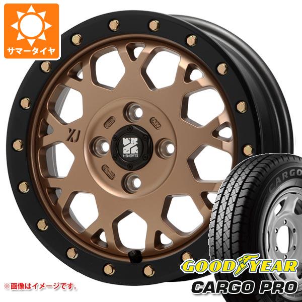 【タイヤ交換対象】キャリイ DA16T用 サマータイヤ グッドイヤー カーゴ プロ 165/80R14 97/95N (165R14 8PR相当) MLJ エクストリームJ XJ04 4.5-14 タイヤホイール4本セット