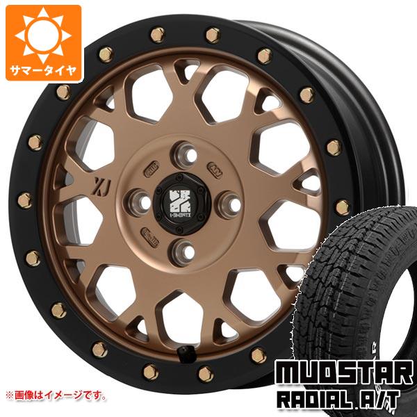 【タイヤ交換対象】キャリイ DA16T用 サマータイヤ マッドスター ラジアル A/T 165/65R14 79S ホワイトレター MLJ エクストリームJ XJ04 4.5-14 タイヤホイール4本セット