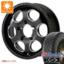 【タイヤ交換対象】ジムニー JB64W用 サマータイヤ BFグッドリッチ オールテレーンT/A KO3 LT225/75R16 115/112S ホワイトレター エルフォード ブラッドストック ワンピース 5.5-16 タイヤホイール4本セット