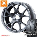 【タイヤ交換対象】サマータイヤ 225/40R18 88W ダンロップ ディレッツァ Z3 SSR GTX02 7.5-18 タイヤホイール4本セット