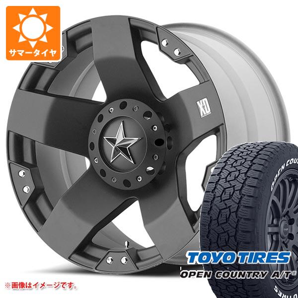 【タイヤ交換対象】RAV4 50系用 サマータイヤ トーヨー オープンカントリー A/T3 245/65R17 111H XL ホワイトレター KMC XD775 ロックスター 8.0-17 タイヤホイール4本セット