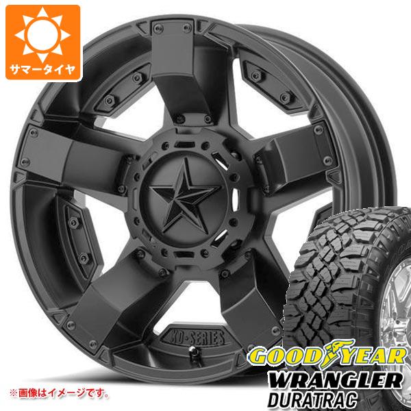 5本セット FJクルーザー 10系用 サマータイヤ グッドイヤー ラングラー デュラトラック LT285/70R17 121Q アウトラインホワイトレター KMC XD811 ロックスター2 8.0-17 タイヤホイール5本セット