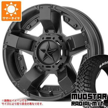 サマータイヤ 245/65R17 111T マッドスター ラジアル M/T ホワイトレター KMC XD811 ロックスター2 8.0-17 タイヤホイール4本セット
