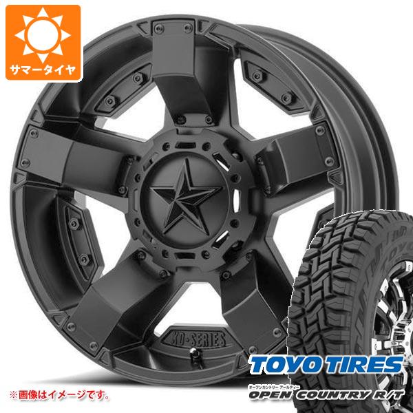 【タイヤ交換対象】エクリプスクロス GK系用 サマータイヤ トーヨー オープンカントリー R/T 225/65R17 102Q ブラックレター KMC XD811 ロックスター2 8.0-17 タイヤホイール4本セット