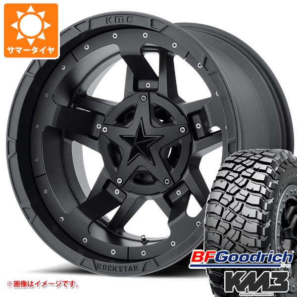 【タイヤ交換対象】サマータイヤ 265/70R17 121/118Q BFグッドリッチ マッドテレーンT/A KM3 KMC XD827 ロックスター3 8.0-17 タイヤホイール4本セット