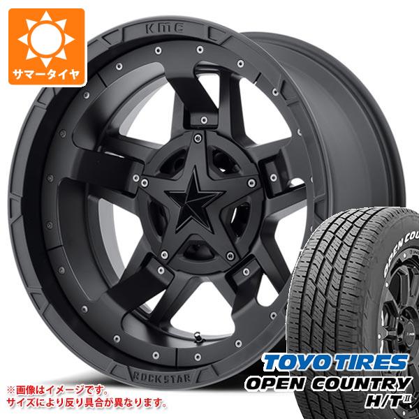 【タイヤ交換対象】ミツビシ エクリプスクロス GK系用 サマータイヤ トーヨー オープンカントリー H/T2 225/65R17 102H ホワイトレター KMC XD827 ロックスター3 8.0-17 タイヤホイール4本セット