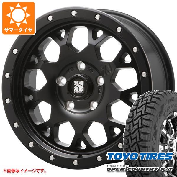 【タイヤ交換対象】ジープ レネゲード BU/BV系用 2025年製 サマータイヤ トーヨー オープンカントリー R/T 215/70R16 100Q ブラックレター MLJ エクストリームJ XJ04 タイヤホイール4本セット