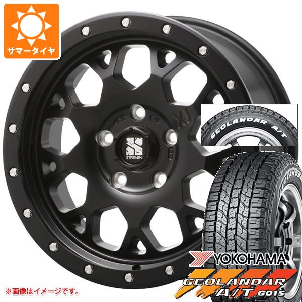 【タイヤ交換対象】ジープ レネゲード BU/BV系用 2025年製 サマータイヤ ヨコハマ ジオランダー A/T G015 215/65R16C 109/107S ホワイトレター MLJ エクストリームJ XJ04 タイヤホイール4本セット