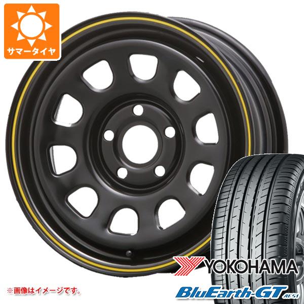 【タイヤ交換対象】ルノー カングー KW系用 サマータイヤ ヨコハマ ブルーアースGT AE51 195/65R15 91H MLJ デイトナ SS タイヤホイール4本セット